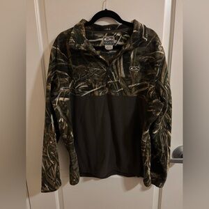 Drake Waterfowl MST Guardian Eqwader Flex Fleece 1/4 Zip jacket, Camouflage